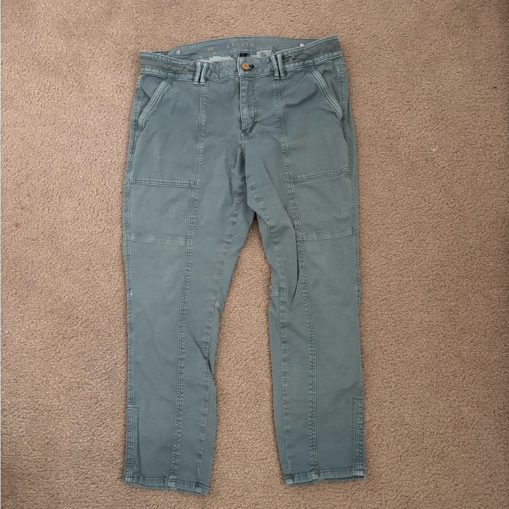 WHBM Women’s Cropped Cargo-style Casual Pants